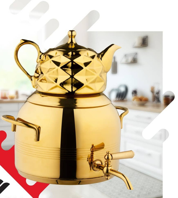 ست کتریوقوری طلایی هرنو مدل 230gh