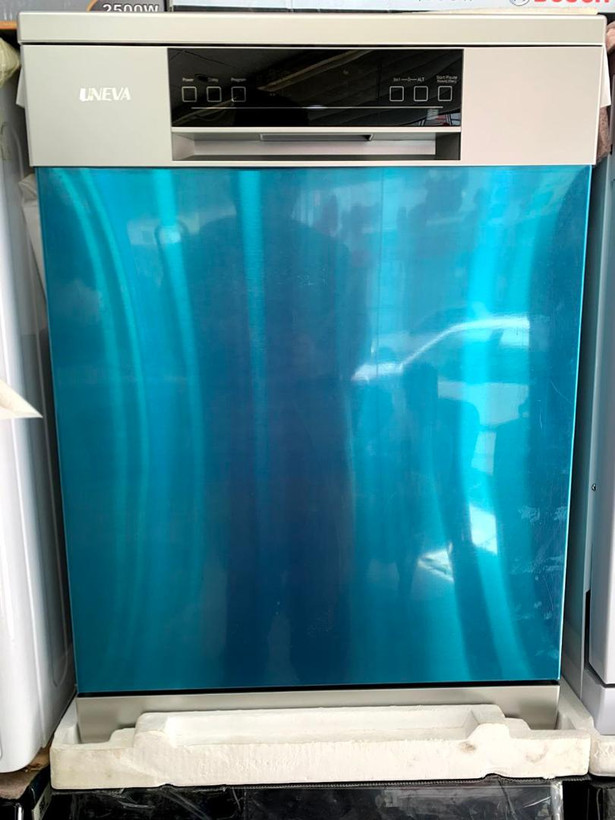 ماشین ظرفشویی 14+2 نفره یونیوا ( نقره ایی ) مدل 14SS-Touch
