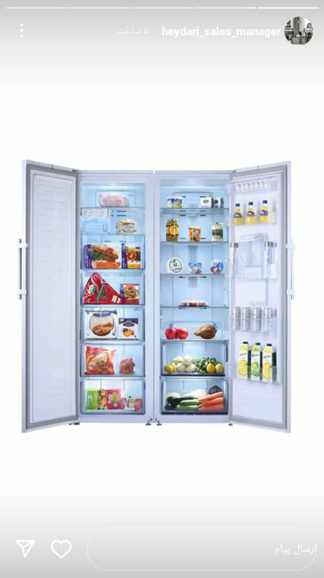 یخچال وفریزر دوقلو MGI(سیلوان) مدل:RN-6002 FN-6001سفید