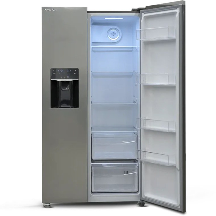 یخچال فریزر ساید بای ساید 28 فوت ایکس ویژن مدل HS600ISI سیلور