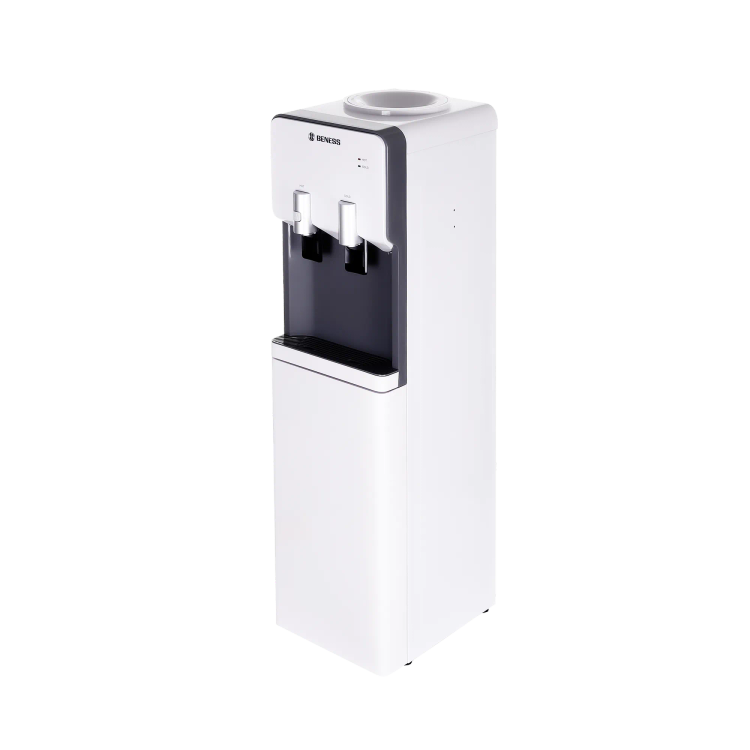 آبسردکن ایستادهی یخچالدار بنس مدل BW-S642 با شیر آب گرم و سرد