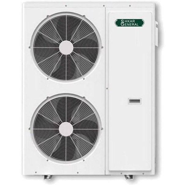 کولر گازی ایستاده جنرال شکار مدل GNRT3-60LW ظرفیت ۶۰ هزار با پنل سفید و نمایشگر